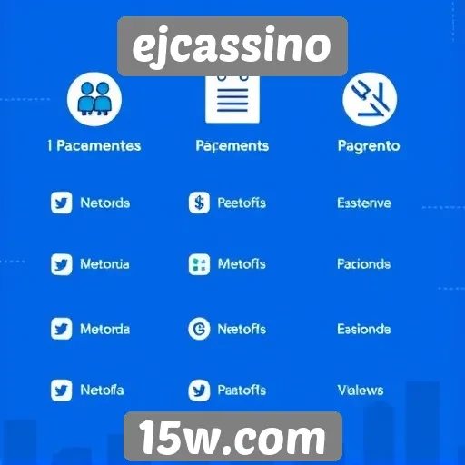 Métodos de pagamento aceitos no ejcassino